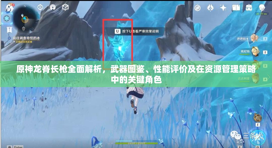 原神龙脊长枪全面解析，武器图鉴、性能评价及在资源管理策略中的关键角色
