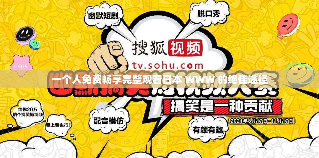 一个人免费畅享完整观看日本 WWW 的绝佳途径