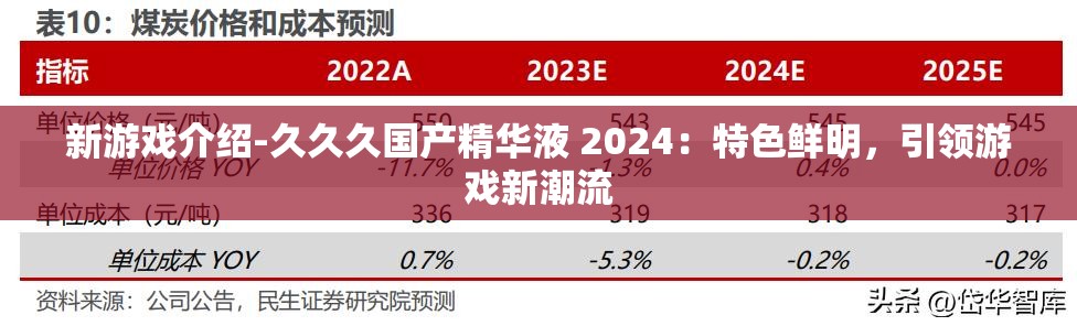 新游戏介绍-久久久国产精华液 2024：特色鲜明，引领游戏新潮流