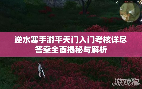 逆水寒手游平天门入门考核详尽答案全面揭秘与解析