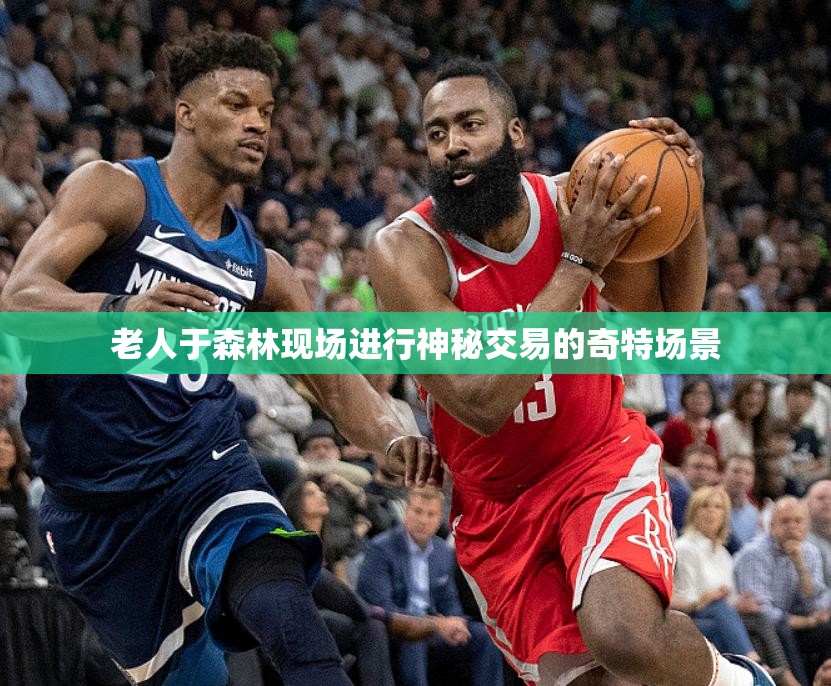 老人于森林现场进行神秘交易的奇特场景