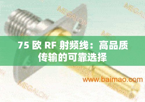 75 欧 RF 射频线：高品质传输的可靠选择
