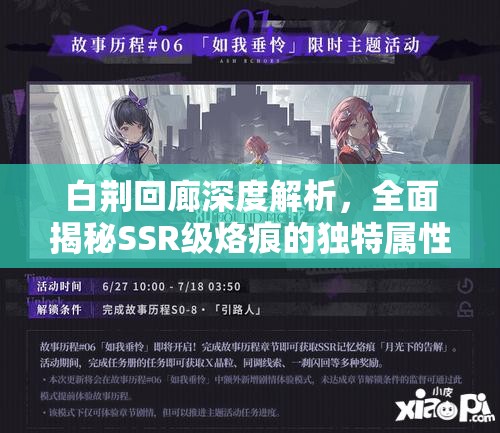 白荆回廊深度解析，全面揭秘SSR级烙痕的独特属性与效果