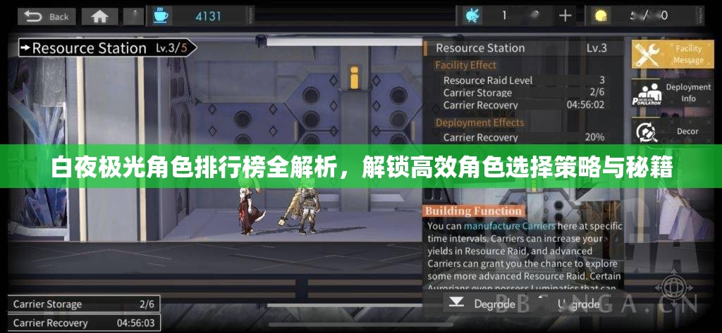 白夜极光角色排行榜全解析，解锁高效角色选择策略与秘籍
