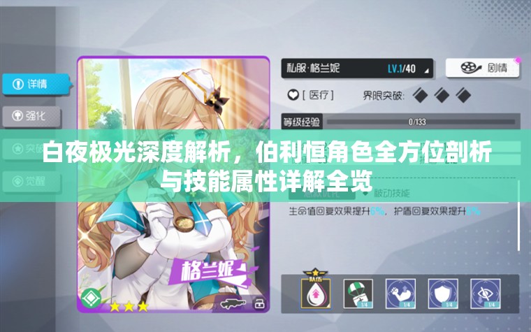 白夜极光深度解析，伯利恒角色全方位剖析与技能属性详解全览
