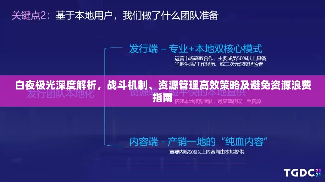 白夜极光深度解析，战斗机制、资源管理高效策略及避免资源浪费指南