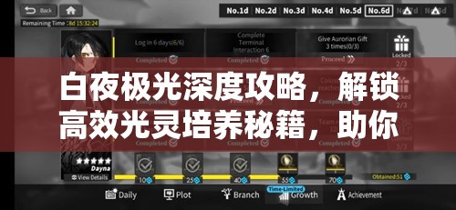 白夜极光深度攻略，解锁高效光灵培养秘籍，助你打造无坚不摧的梦幻战队