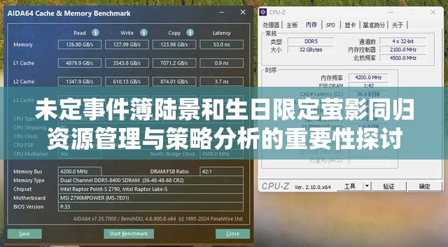 未定事件簿陆景和生日限定萤影同归资源管理与策略分析的重要性探讨