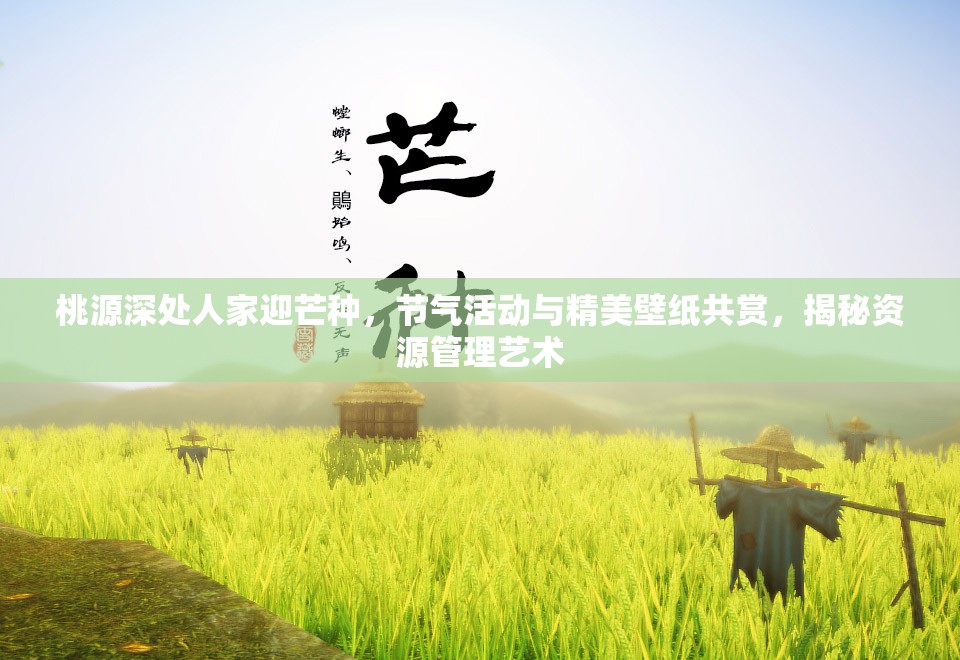 桃源深处人家迎芒种，节气活动与精美壁纸共赏，揭秘资源管理艺术