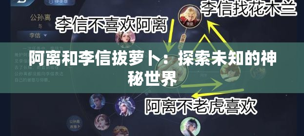 阿离和李信拔萝卜：探索未知的神秘世界