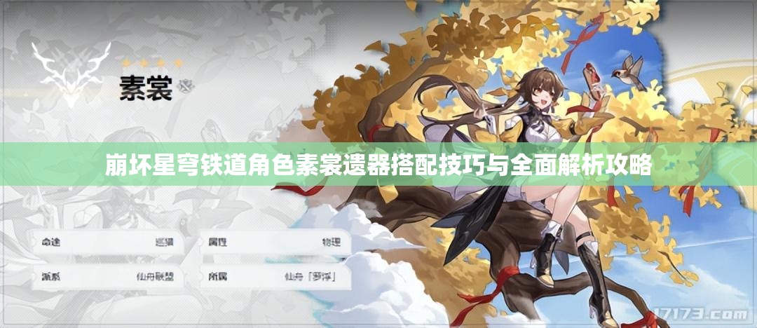 崩坏星穹铁道角色素裳遗器搭配技巧与全面解析攻略