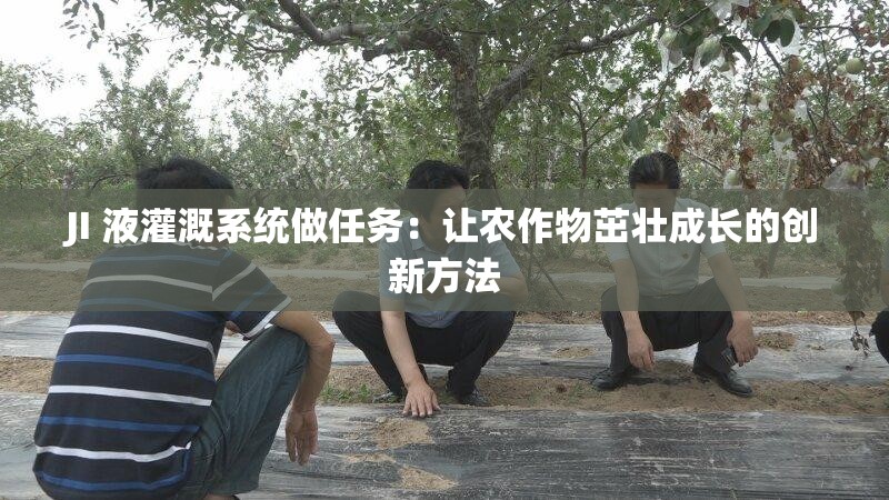 JI 液灌溉系统做任务：让农作物茁壮成长的创新方法