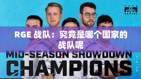 RGE 战队：究竟是哪个国家的战队呢