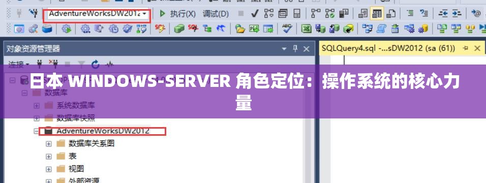 日本 WINDOWS-SERVER 角色定位：操作系统的核心力量
