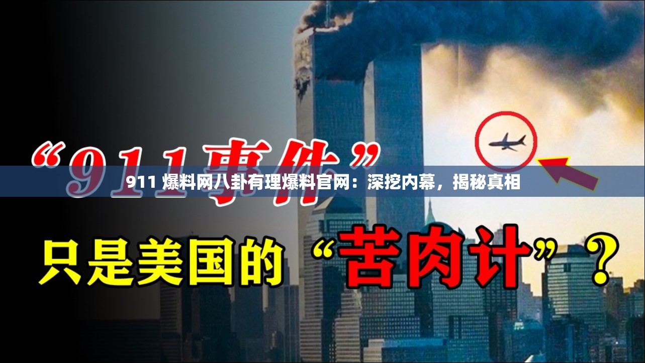 911 爆料网八卦有理爆料官网：深挖内幕，揭秘真相