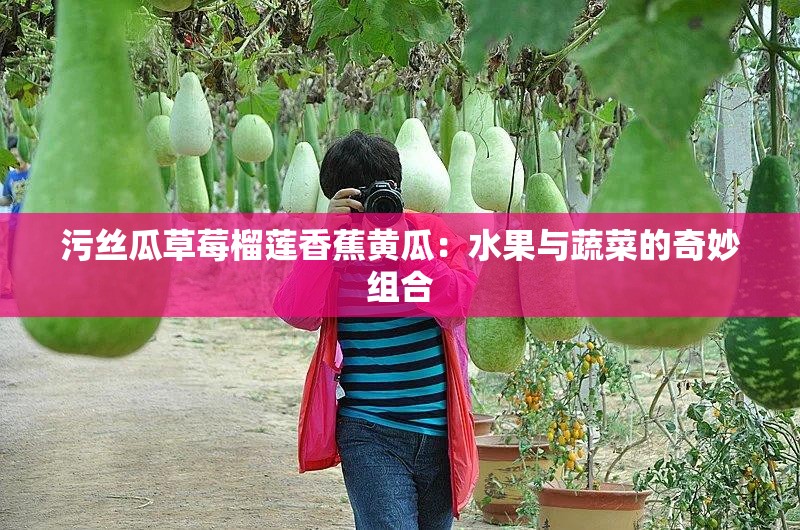污丝瓜草莓榴莲香蕉黄瓜：水果与蔬菜的奇妙组合