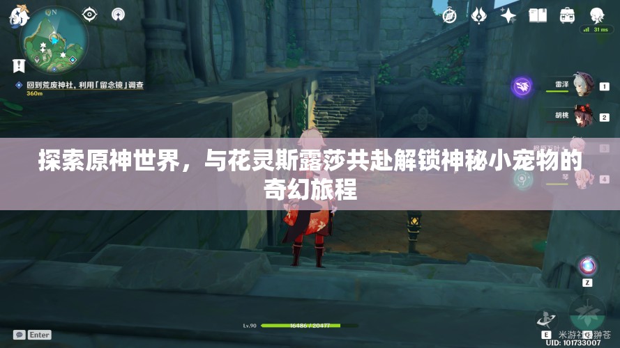 探索原神世界，与花灵斯露莎共赴解锁神秘小宠物的奇幻旅程