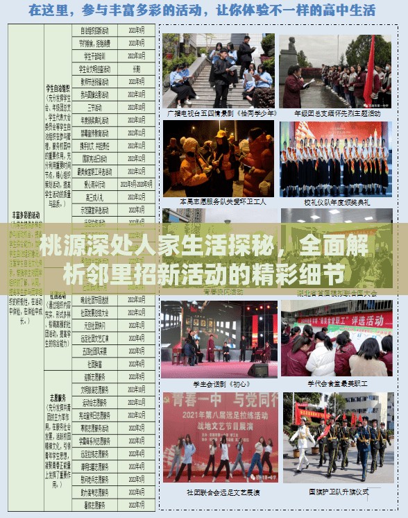 桃源深处人家生活探秘，全面解析邻里招新活动的精彩细节