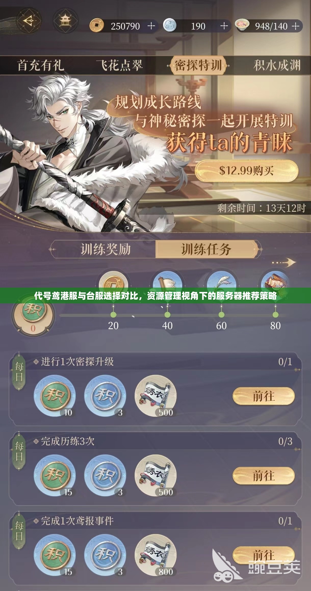 代号鸢港服与台服选择对比，资源管理视角下的服务器推荐策略