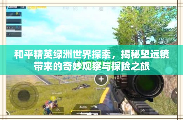 和平精英绿洲世界探索，揭秘望远镜带来的奇妙观察与探险之旅