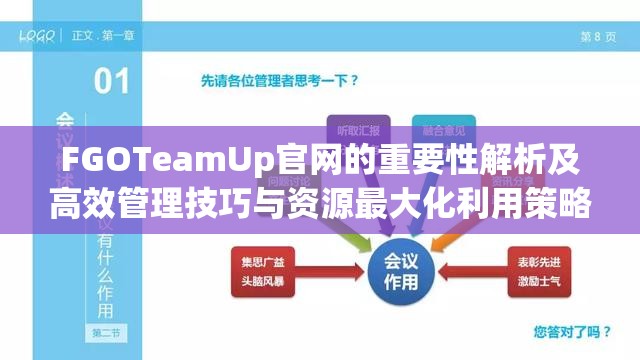FGOTeamUp官网的重要性解析及高效管理技巧与资源最大化利用策略