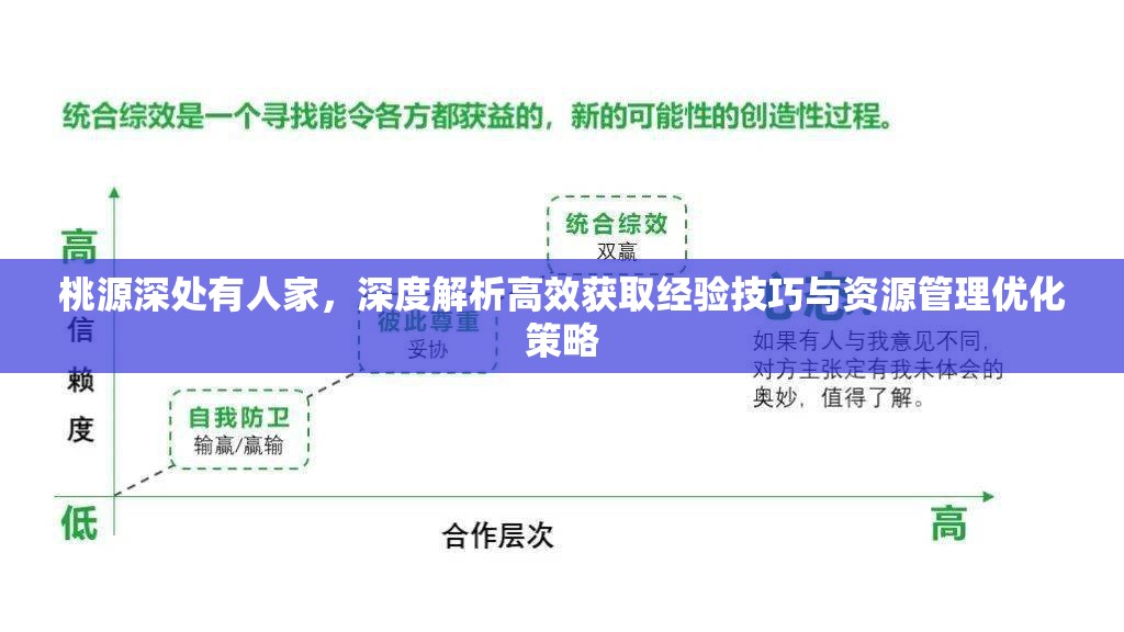 桃源深处有人家，深度解析高效获取经验技巧与资源管理优化策略