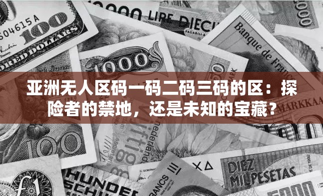 亚洲无人区码一码二码三码的区：探险者的禁地，还是未知的宝藏？