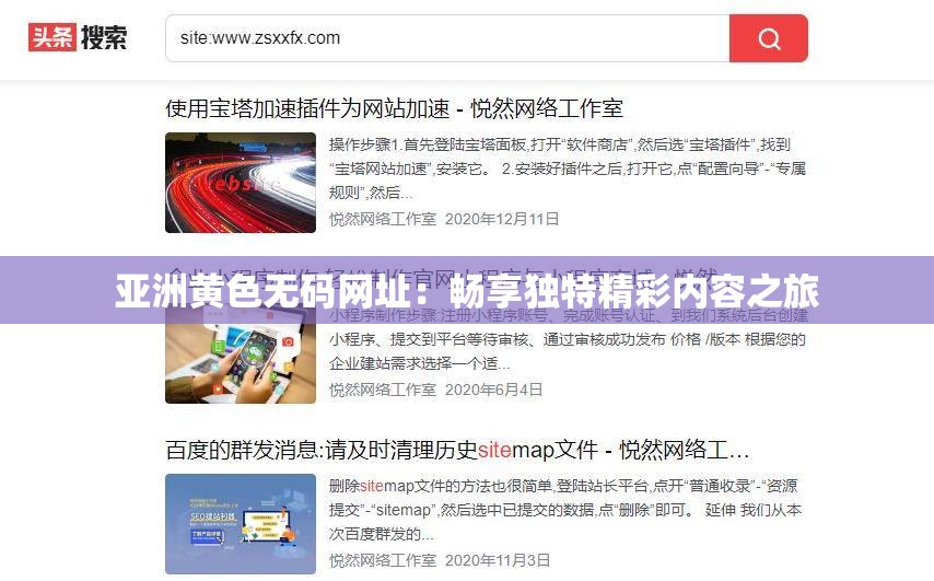 亚洲黄色无码网址：畅享独特精彩内容之旅