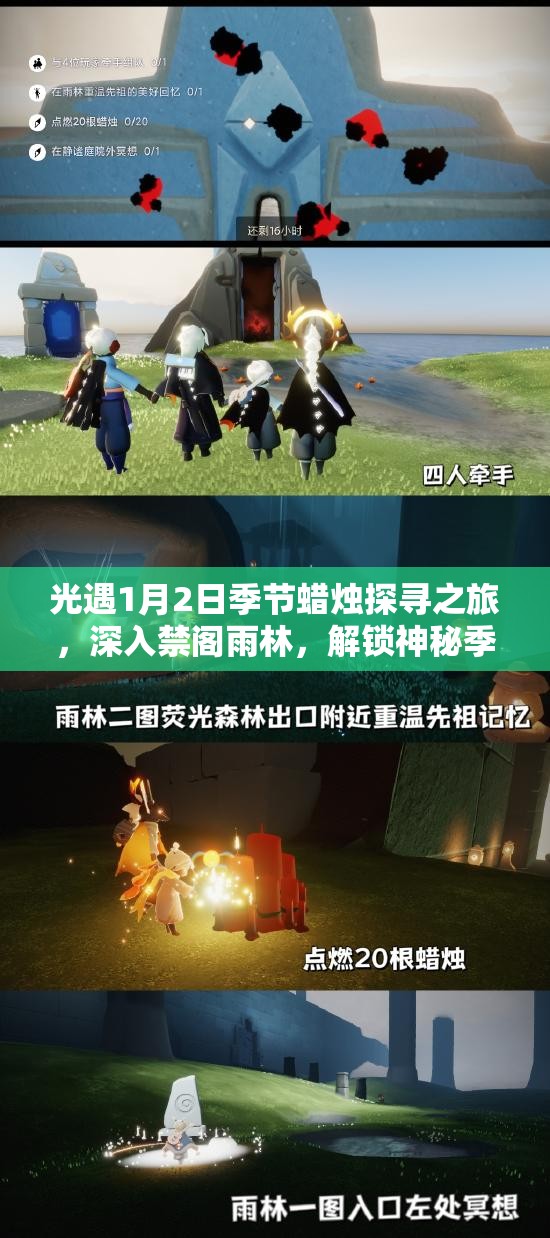 光遇1月2日季节蜡烛探寻之旅，深入禁阁雨林，解锁神秘季节蜡烛的秘密