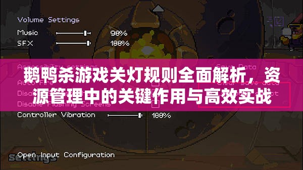 鹅鸭杀游戏关灯规则全面解析，资源管理中的关键作用与高效实战运用策略
