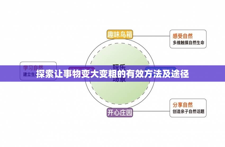 探索让事物变大变粗的有效方法及途径
