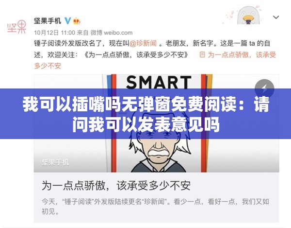 我可以插嘴吗无弹窗免费阅读：请问我可以发表意见吗