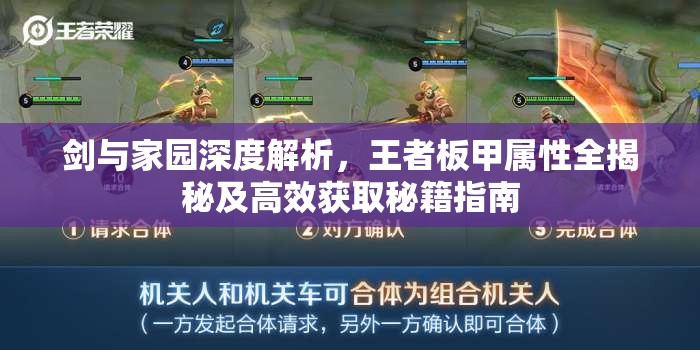 剑与家园深度解析，王者板甲属性全揭秘及高效获取秘籍指南