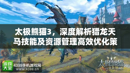 太极熊猫3，深度解析猎龙天马技能及资源管理高效优化策略