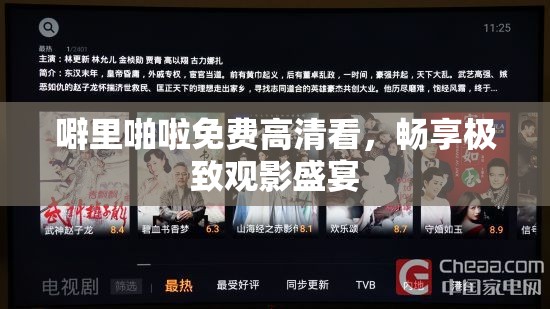 噼里啪啦免费高清看，畅享极致观影盛宴