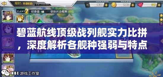 碧蓝航线顶级战列舰实力比拼，深度解析各舰种强弱与特点