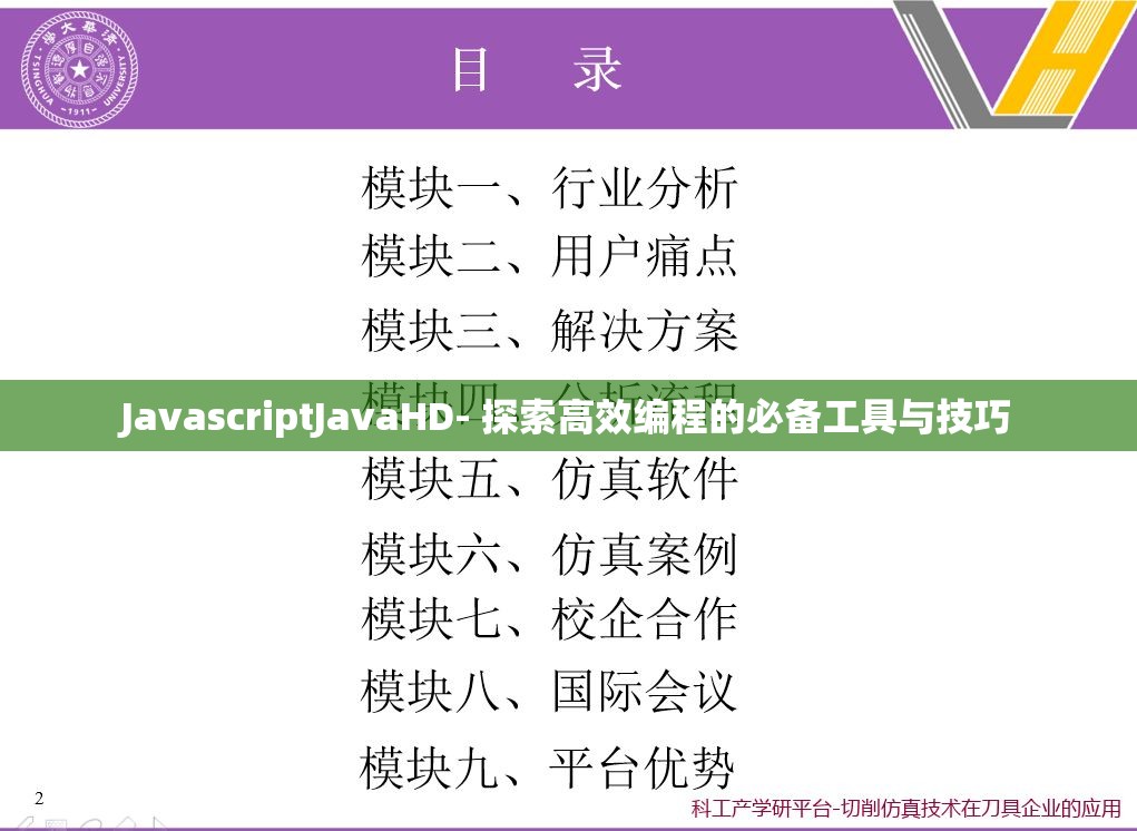 JavascriptJavaHD- 探索高效编程的必备工具与技巧