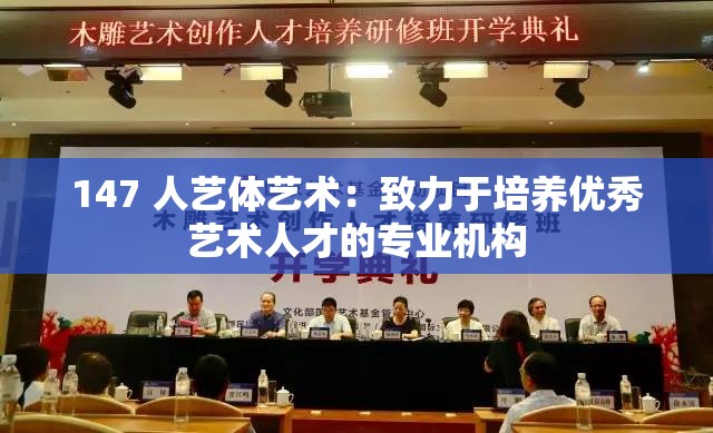 147 人艺体艺术：致力于培养优秀艺术人才的专业机构