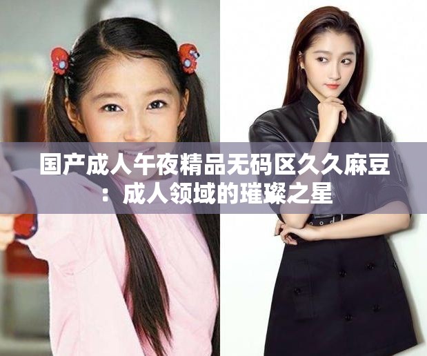 国产成人午夜精品无码区久久麻豆：成人领域的璀璨之星