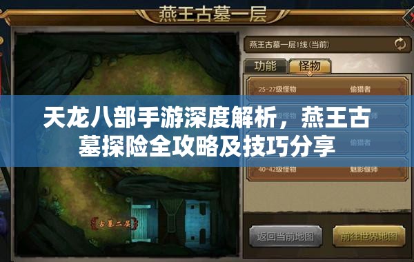 天龙八部手游深度解析，燕王古墓探险全攻略及技巧分享