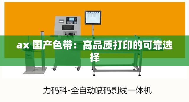 ax 国产色带：高品质打印的可靠选择