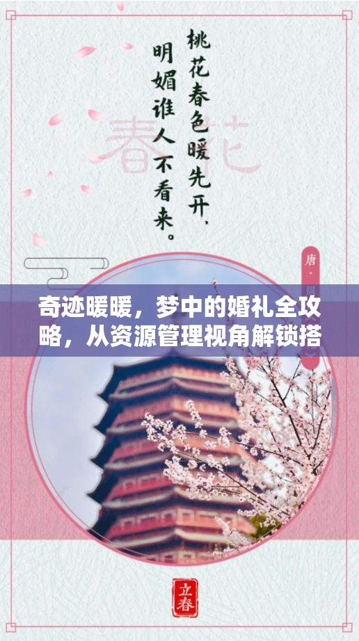 奇迹暖暖，梦中的婚礼全攻略，从资源管理视角解锁搭配艺术秘籍