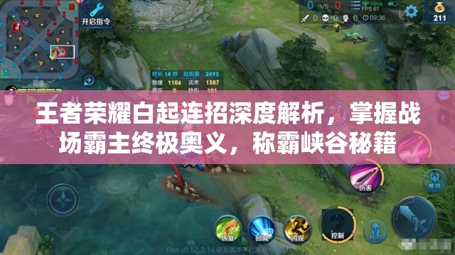 王者荣耀白起连招深度解析，掌握战场霸主终极奥义，称霸峡谷秘籍