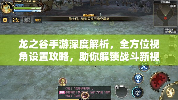 龙之谷手游深度解析，全方位视角设置攻略，助你解锁战斗新视角与体验