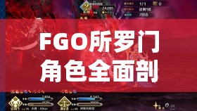 FGO所罗门角色全面剖析，满破技能宝具图鉴深度解析与资源管理策略