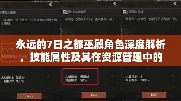 永远的7日之都巫殷角色深度解析，技能属性及其在资源管理中的战略重要性