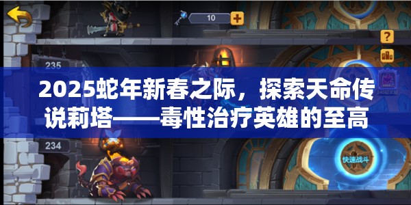 2025蛇年新春之际，探索天命传说莉塔——毒性治疗英雄的至高巅峰