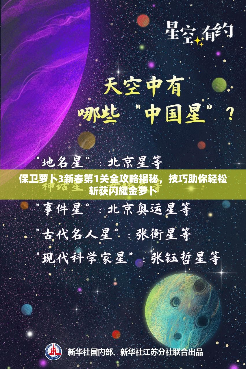 保卫萝卜3新春第1关全攻略揭秘，技巧助你轻松斩获闪耀金萝卜