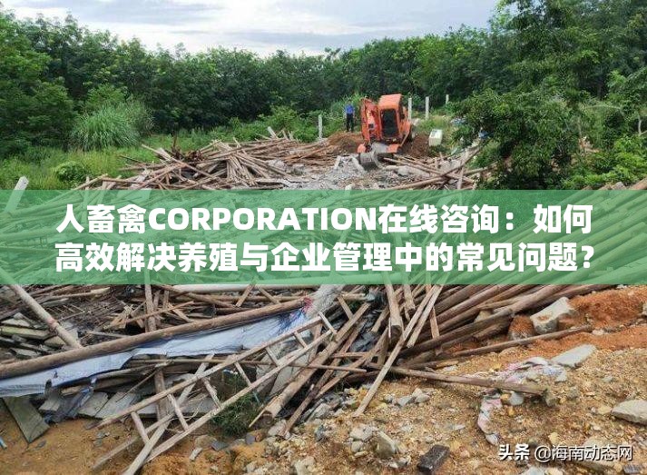 人畜禽CORPORATION在线咨询：如何高效解决养殖与企业管理中的常见问题？