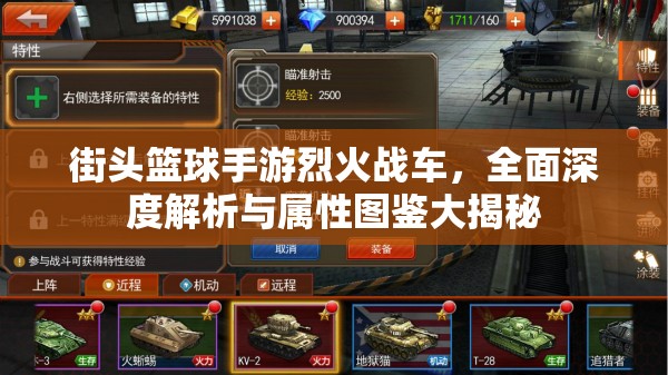 街头篮球手游烈火战车，全面深度解析与属性图鉴大揭秘